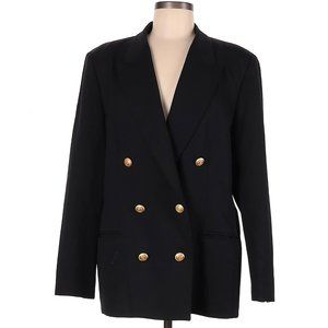 Black Wool Pendleton Blazer